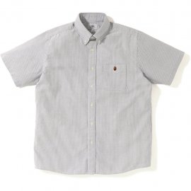 RELAXED STRIPE S/S SHIRT M
