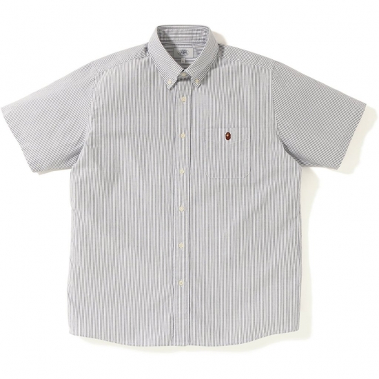 RELAXED STRIPE S/S SHIRT M