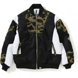1ST CAMO COLOR BLOCK PADDED JACKET M