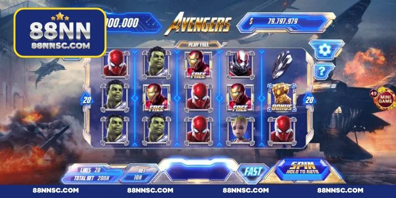 Ấn tượng của game Nổ Hũ Siêu Anh Hùng trực tuyến